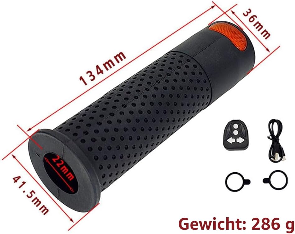 Lenkergriffe für Elektroroller mit linker und rechter Blinkerlampe für Xiaomi Pro 1S Pro 2 Mi3 Silik