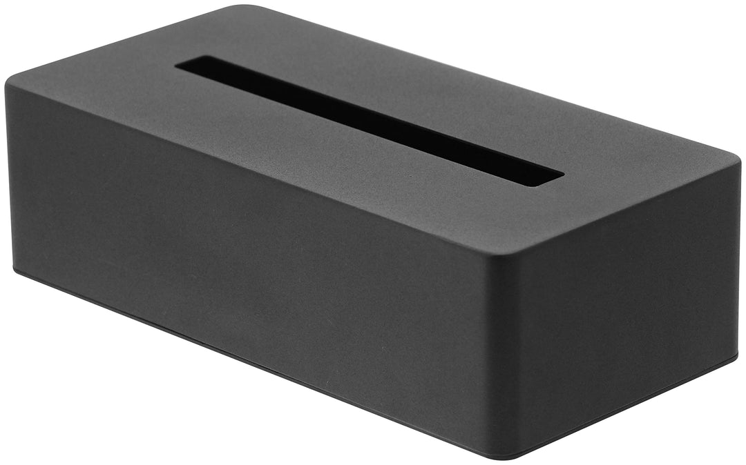 Tissue case - Tower - black Schwarz, Schwarz