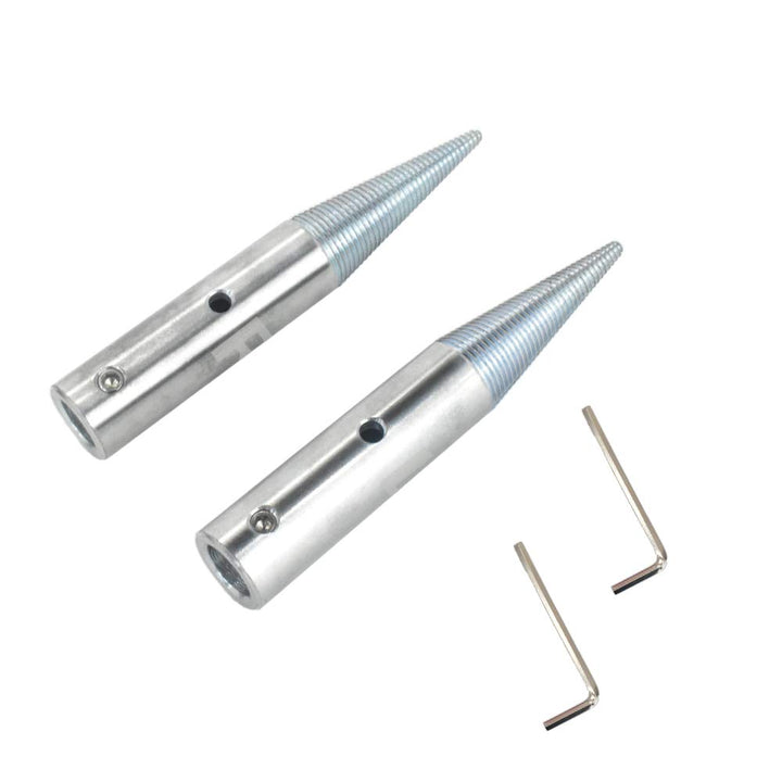1/2" (12.7mm) pindeladapter rechts und links für Tischschleifer Polierscheiben Schleifmaschinen Gewi
