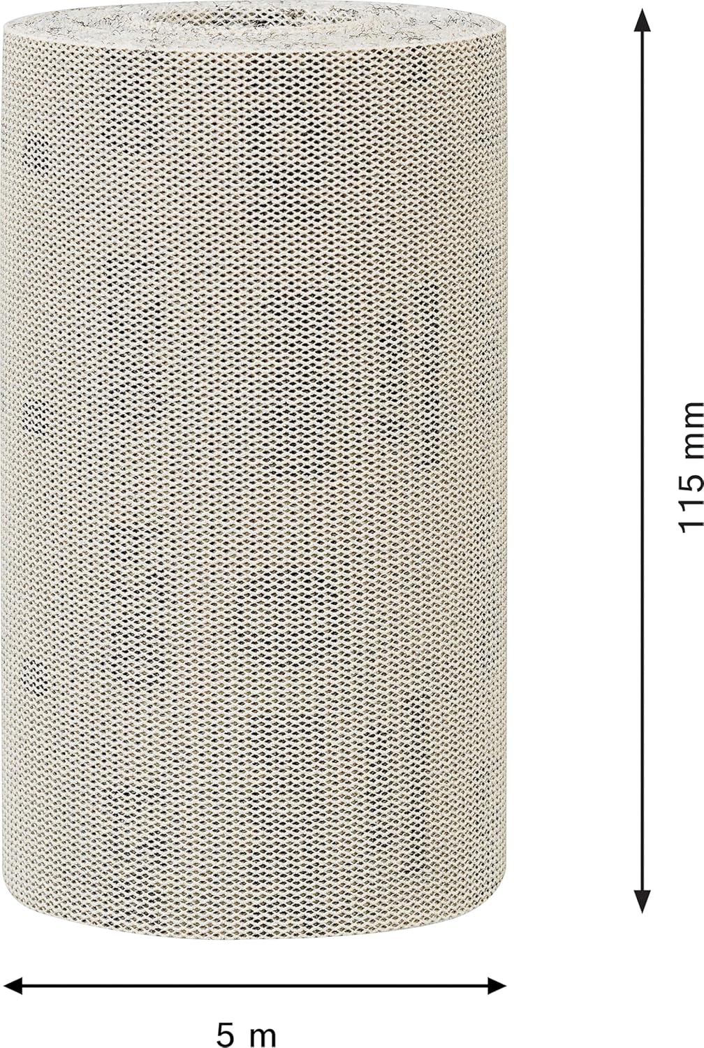Bosch Accessories 1x Expert M480 Netzstruktur Schleifrolle (für Hartholz, Farbe auf Holz, Breite 115