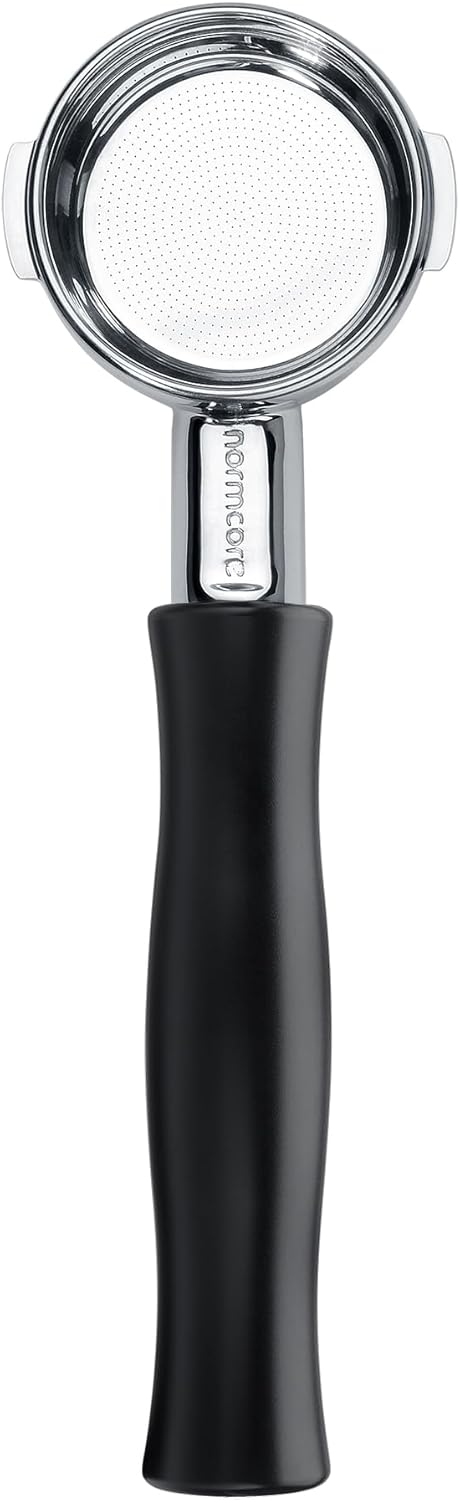 Normcore Bodenloser Siebträger 57 mm für Lelit Anna und Anita (PL41/PL042), Schwarzer eloxierter Alu