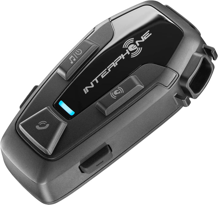 INTERPHONE UCOM7R - Doppelt - Abnehmbare Bluetooth 5.2-Motorrad-Gegensprechanlage und integrierter A