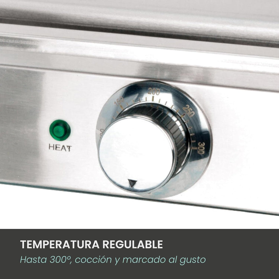 Jocca- Elektrische Grillplatte für die professionelle Küche | Teppanyaki | Tischgrill | Geeignet für