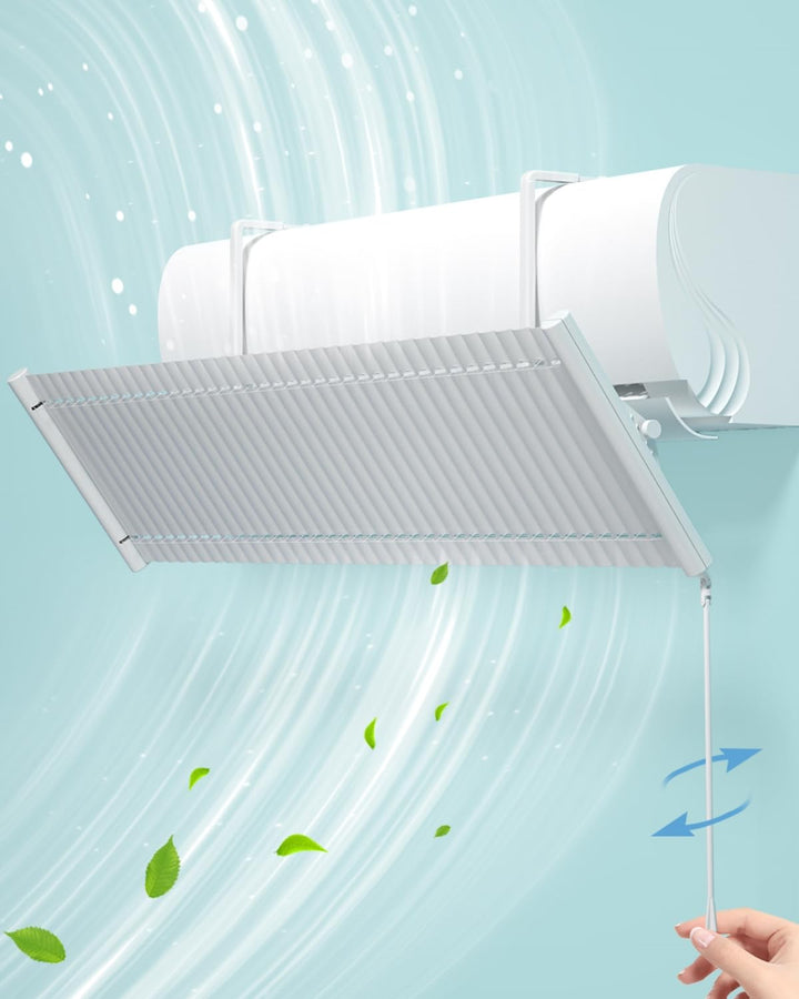 Windabweiser für Klimaanlage, einstellbar, Metall, Universal-Klimaanlage, für Haus/Büro, schwangere