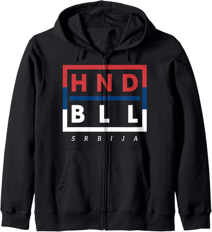 Srbija Fan Trikot - HNDBLL Handballer Geschenk Kapuzenjacke