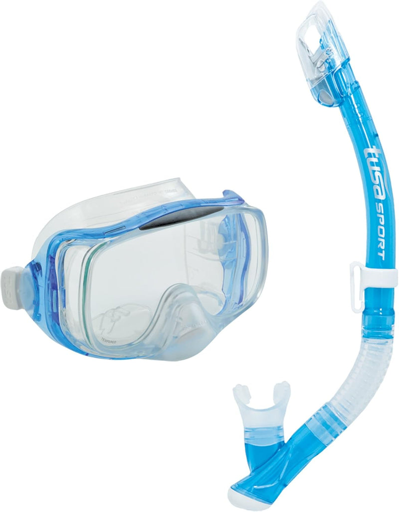 TUSA Sport Imprex 3D Dry Schnorchelset schnorchel-maske trocken schnorchel silikon, erwachsene klare