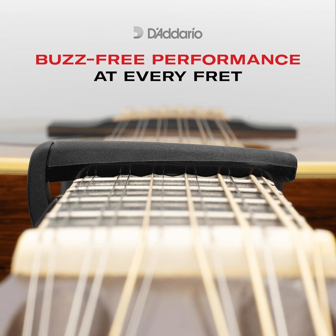 D'Addario Planet Waves D'Addario Pro Plus Capo, Schwarz, PW-CP-19, Schwarz