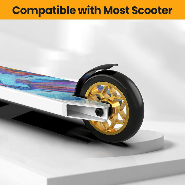 2 Stück Rutschfest Stunt Scooter Rollen, Stossdämpfend 110 mm Stunts Scooters Reifen Geräuscharm Gol