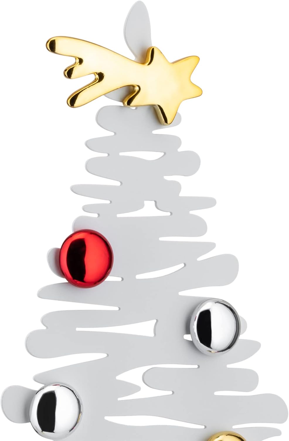 Alessi Bark for Christmas BM06/30 - Baumförmige Weihnachtsdekoration aus Edelstahl, Glänzendpoliert
