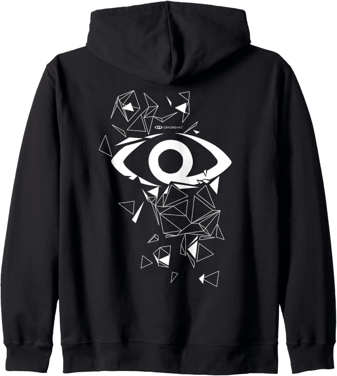 CRYENGINE Exploding Triangles Backprint Kapuzenjacke