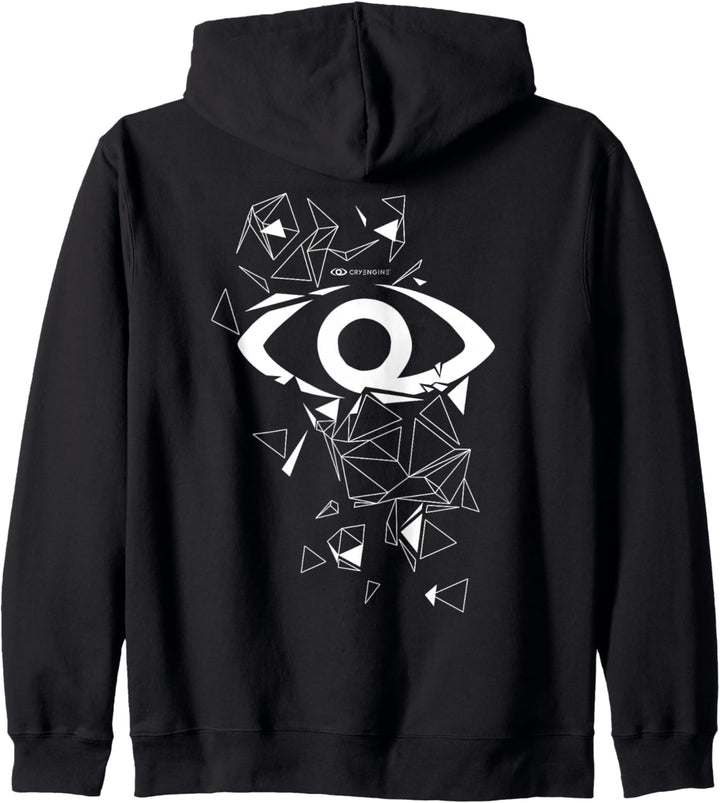 CRYENGINE Exploding Triangles Backprint Kapuzenjacke