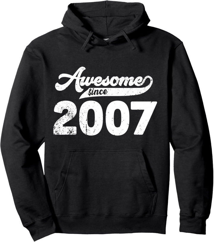 Awesome since 2007 - 13. Geburtstagsgeschenk 13 Jahre alt Pullover Hoodie