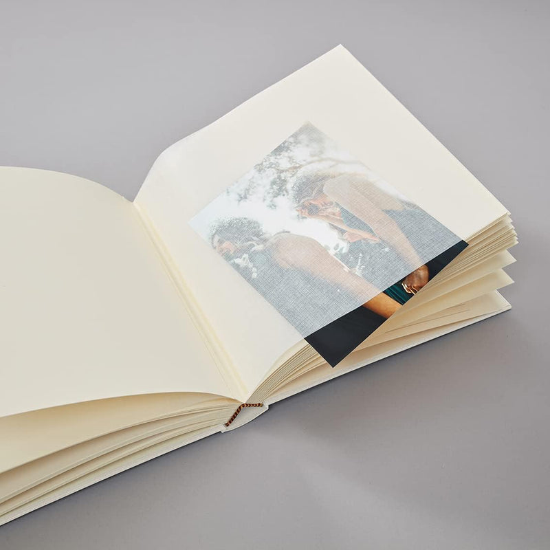 Semikolon 369088 Foto-Album Classic Event Wedding Edition – 24 x 23 cm – 60 Seiten cremefarben – cha