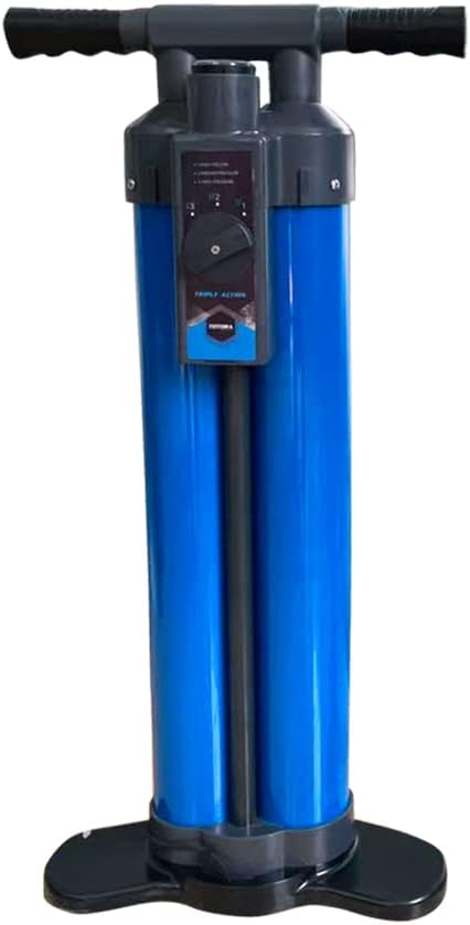 STAR Pump Unisex – Erwachsene TIPLE Action Handpumpe Mit Dreifacher Aktion, Blau Schwarz, U