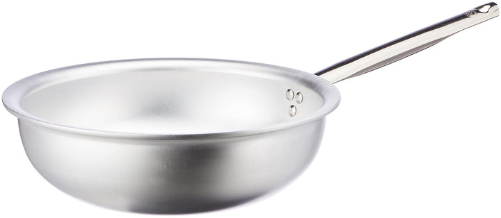 Pentole Agnelli Pfanne Quarzheizstrahler mantecare, aus Aluminium, Edelstahl, Silber 28 cm Silber/sc