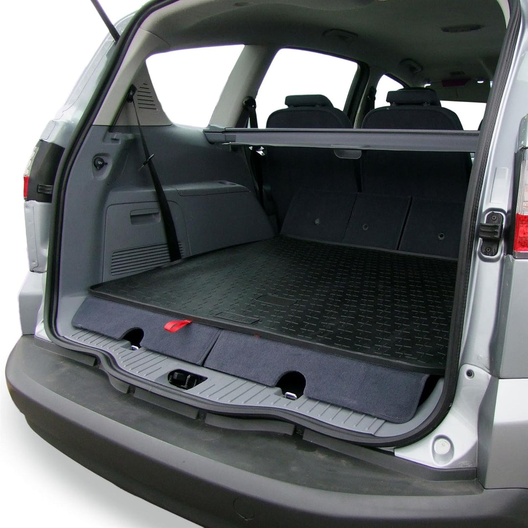 Travall CargoMat Liner Kofferraumwanne Kompatibel Mit Ford S-Max 7 Sitzen (2006-2015) TBM1016 - Mass