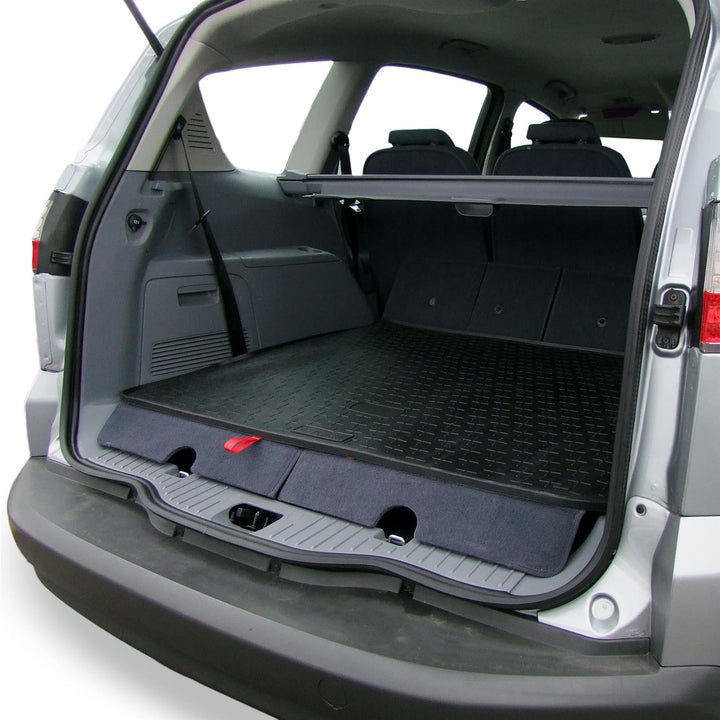 Travall CargoMat Liner Kofferraumwanne Kompatibel Mit Ford S-Max 7 Sitzen (2006-2015) TBM1016 - Mass