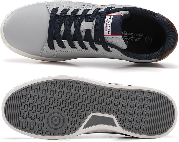 ARRIGO BELLO Herren Freizeitschuhe Schuhe Sneakers Wanderschuhe Leders Laufschuhe Leichtgewicht Outd