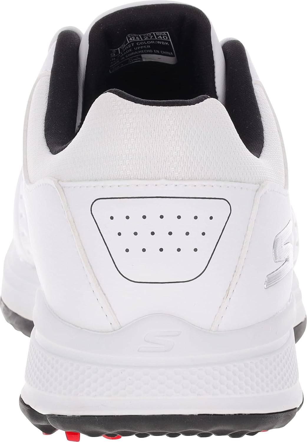 Skechers Herren Torque Waterproof Golf Shoe Golfschuh 41 EU Sohle Weiss Schwarz, 40 EU