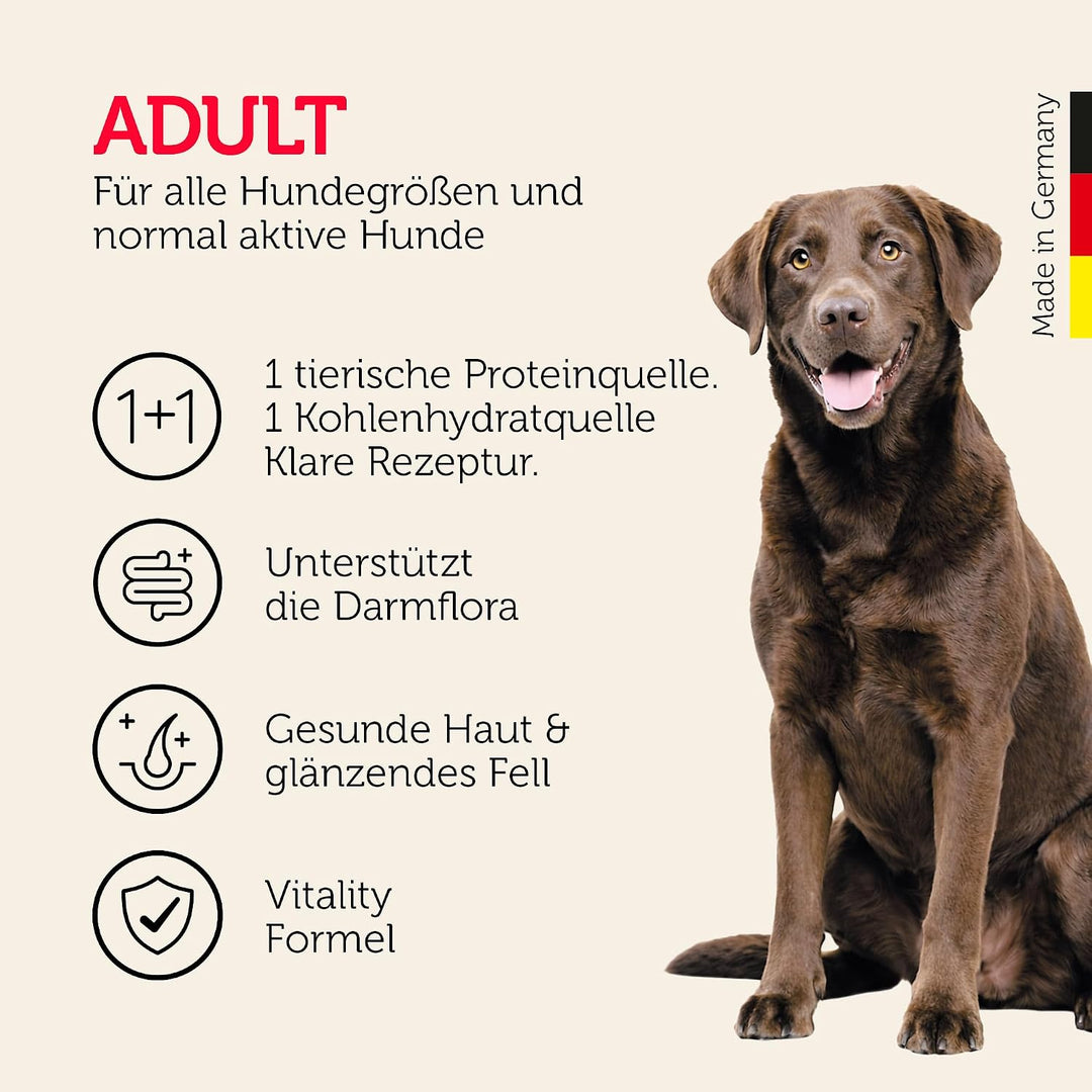MERA Pure Sensitive Insect Protein Hundefutter, Trockenfutter mit Insekten-Protein für Sensible Hund