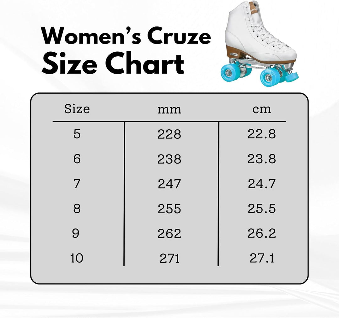 Roller Derby Cruze XR Hightop Damen Rollschuhe 8, 8
