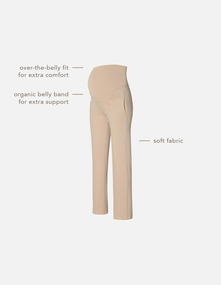 Noppies Damen Eili Straight Fit Pants OTB Hose M White Pepper - P427, M White Pepper - P427
