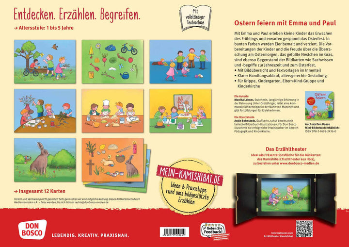 Ostern feiern mit Emma und Paul. Kamishibai Bildkartenset.: Entdecken - Erzählen - Begreifen: Emma-u