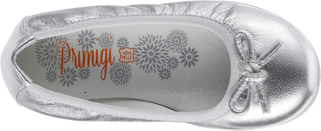 PRIMIGI Mädchen Fantasy Flat Mary Jane Schuh 27 EU Silber Schwarz, 27 EU Silber Schwarz
