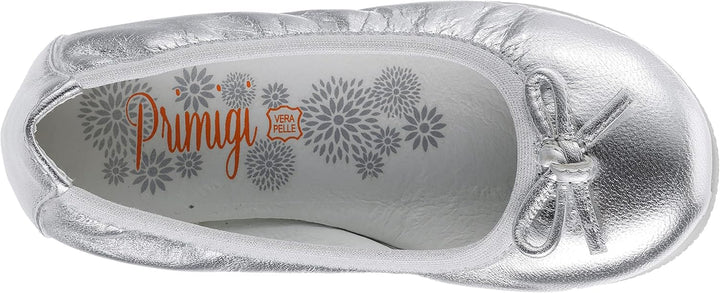 PRIMIGI Mädchen Fantasy Flat Mary Jane Schuh 27 EU Silber Schwarz, 27 EU Silber Schwarz
