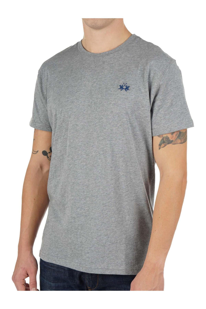 La Martina Herren Serge T-Shirt M Grau, M Grau