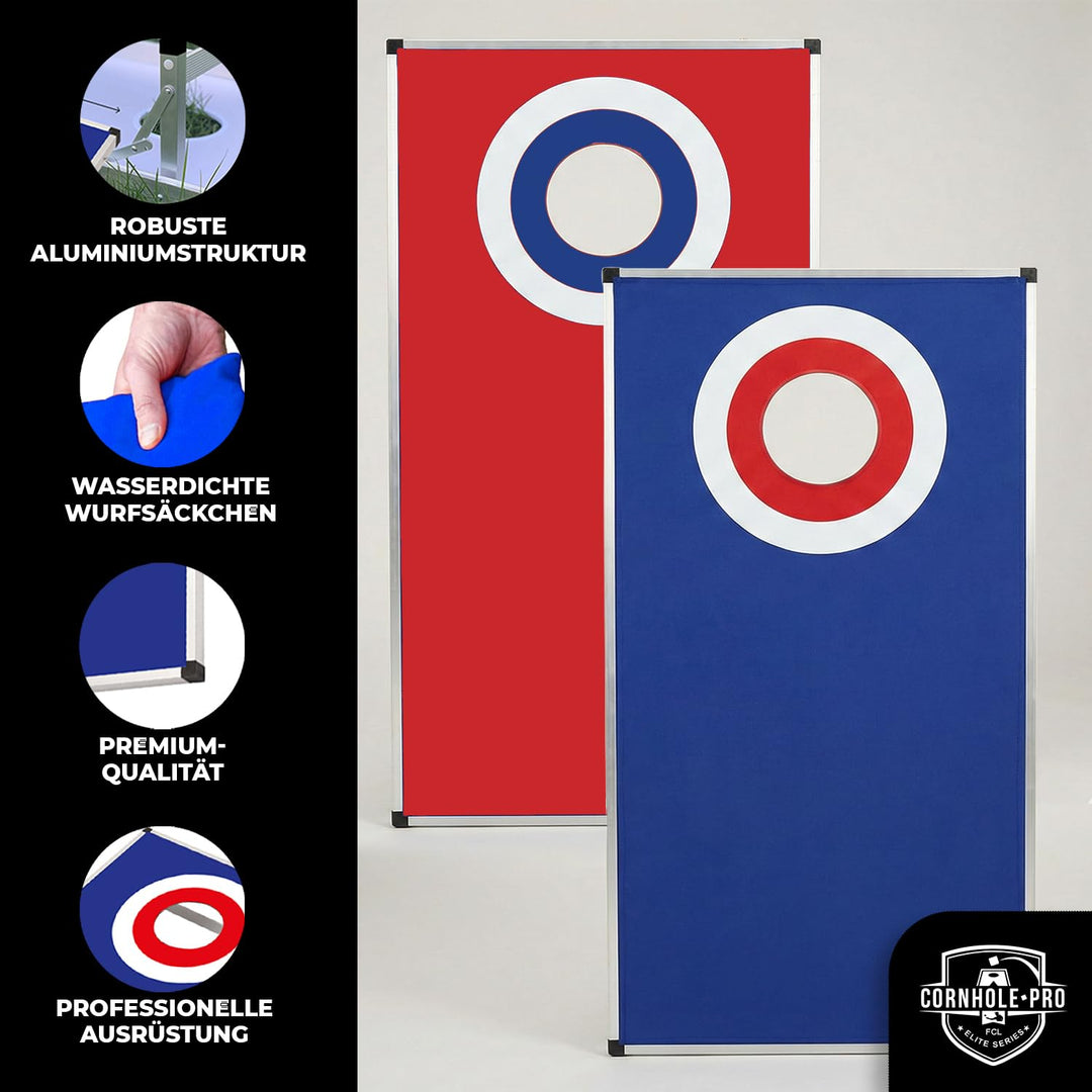Offizielles Cornhole® Target | Amerikanisches Cornhole Spiel | Aluminium | Premium Qualität | Offizi