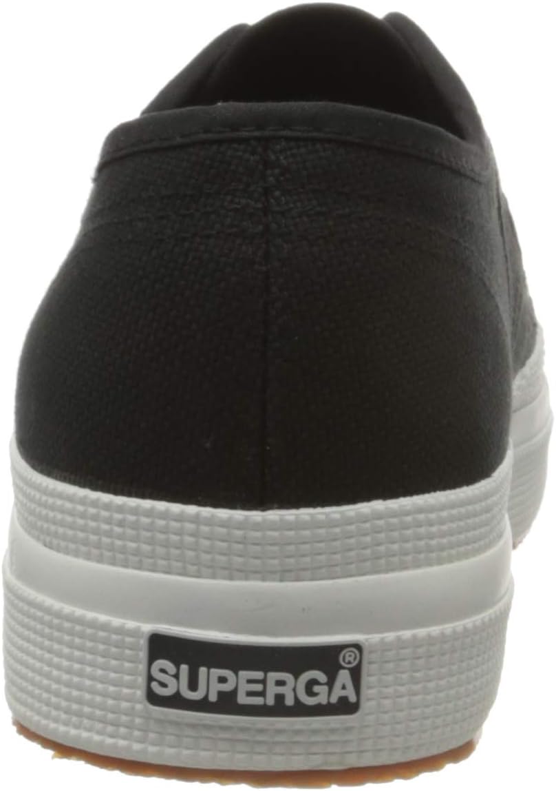 Superga Unisex 2736 Cotu Dbl3 Gymnastikschuhe 38 EU Schwarz Black Fwhite F83, 38 EU Schwarz Black Fw