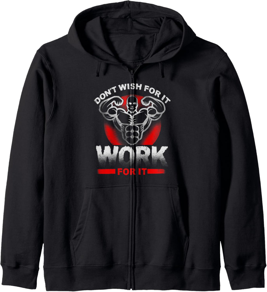 Gewichtheben Zitat Fitness Gym Gewichte Muskel Mann Workout Kapuzenjacke