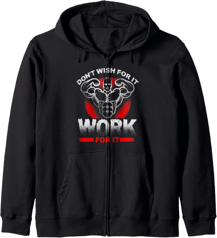 Gewichtheben Zitat Fitness Gym Gewichte Muskel Mann Workout Kapuzenjacke