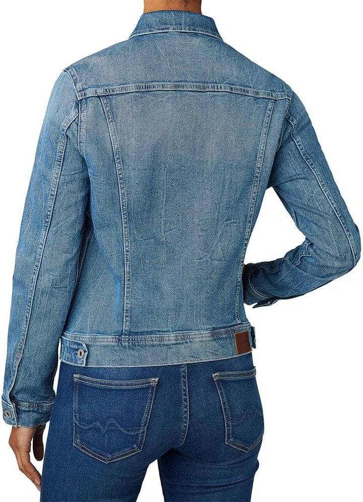 Pepe Jeans Damen Thrift Jacket (1er Pack) XXS Blue (Denim-HQ0), XXS Blue (Denim-HQ0)