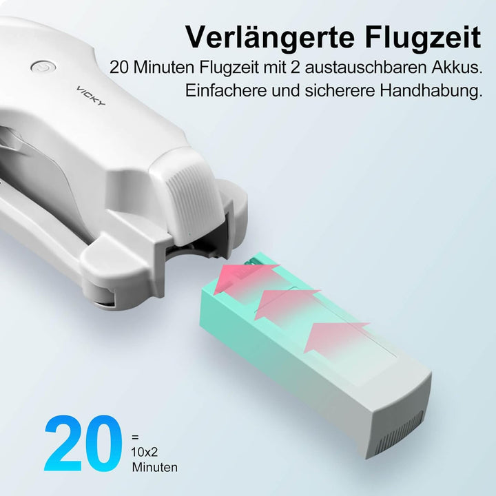 Jiakora Drohne mit Kamera für Kinder und Erwachsene, WiFi FPV Bürstenlosem Motor RC Drohne, Quadcopt