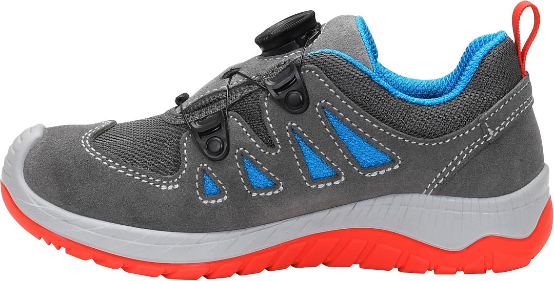 ELTEN Kinderschuhe Outdoor Maddox Kids BOA Black-red Low für Mädchen und Jungen 32 EU Grau Rot, 32 E