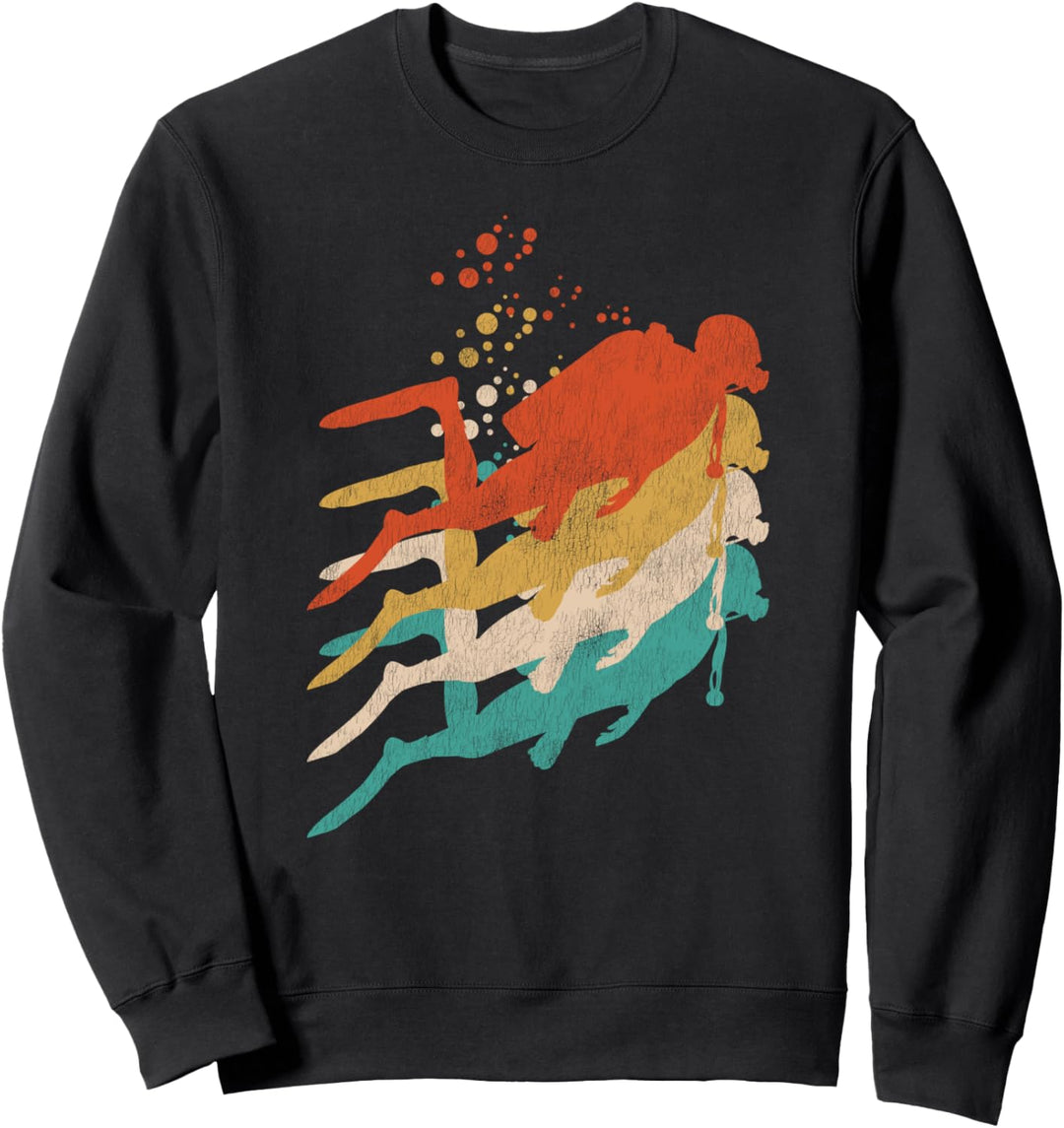 Vintage-Design, Tauchen Sweatshirt