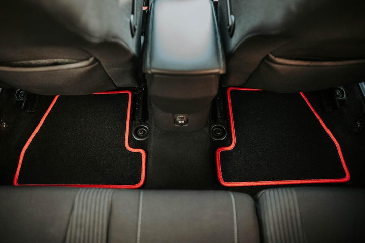 Velours Fussmatten 4-TLG Set passend für Chrysler PT Cruiser (2000-2010) | Qualität: LUX – Massgenau