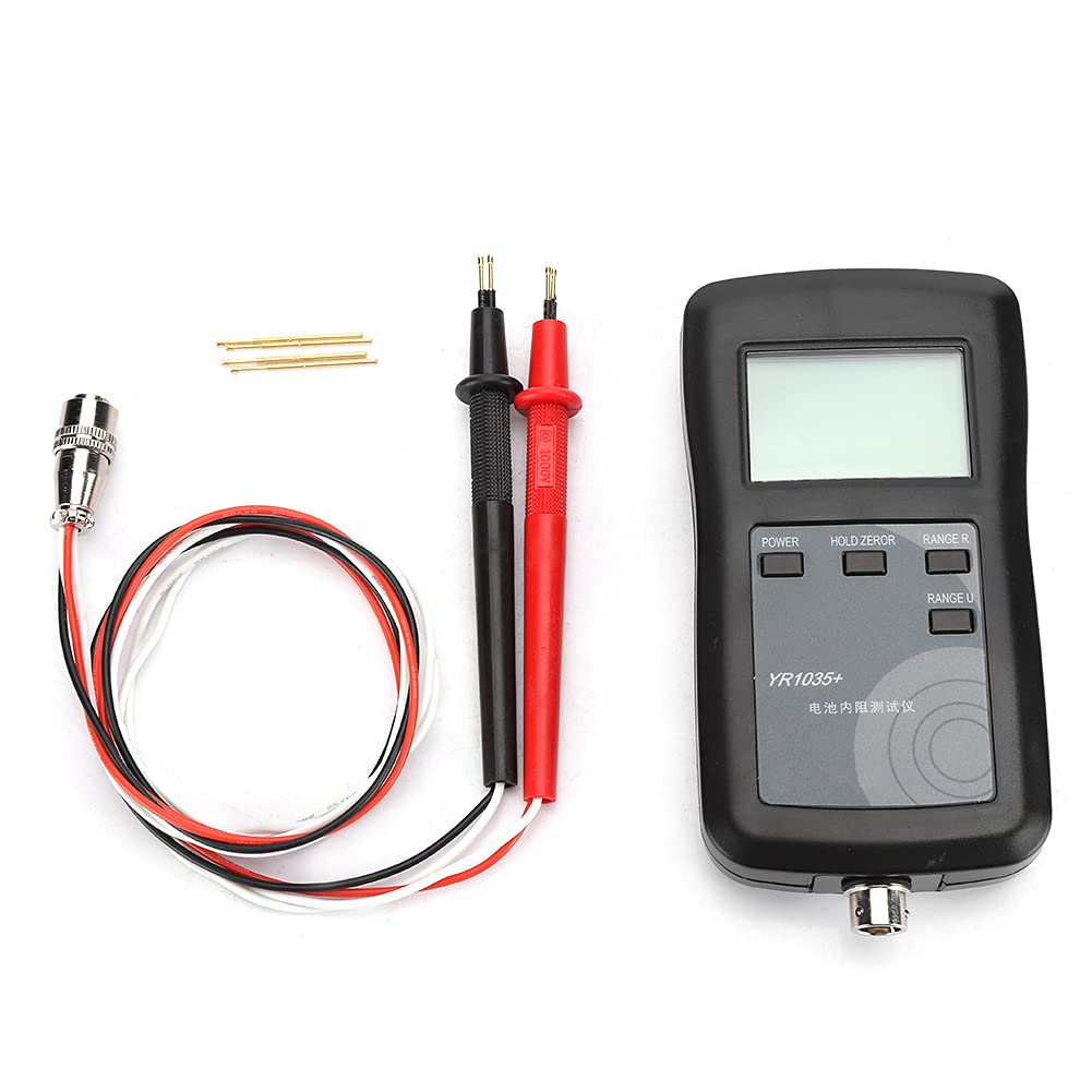 4-Draht-System YR1035 Batterie-Innenwiderstandstester mit LCD-Anzeige für Blei-Säure, Lithium-Ionen,