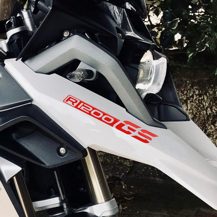 Black Doves Graphics – 2 Tankschnabel-Aufkleber kompatibel mit BMW R 1200 GS und Adventure (rot), Ro