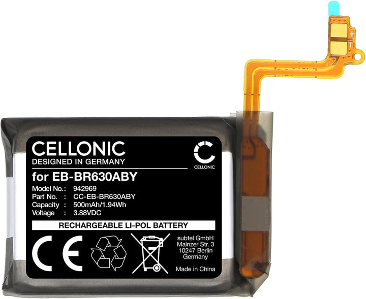 CELLONIC Akku für Headset Kompatibel mit Samsung Galaxy Buds 3 Pro, EB-BR630ABY - (500mAh, 3.88V)