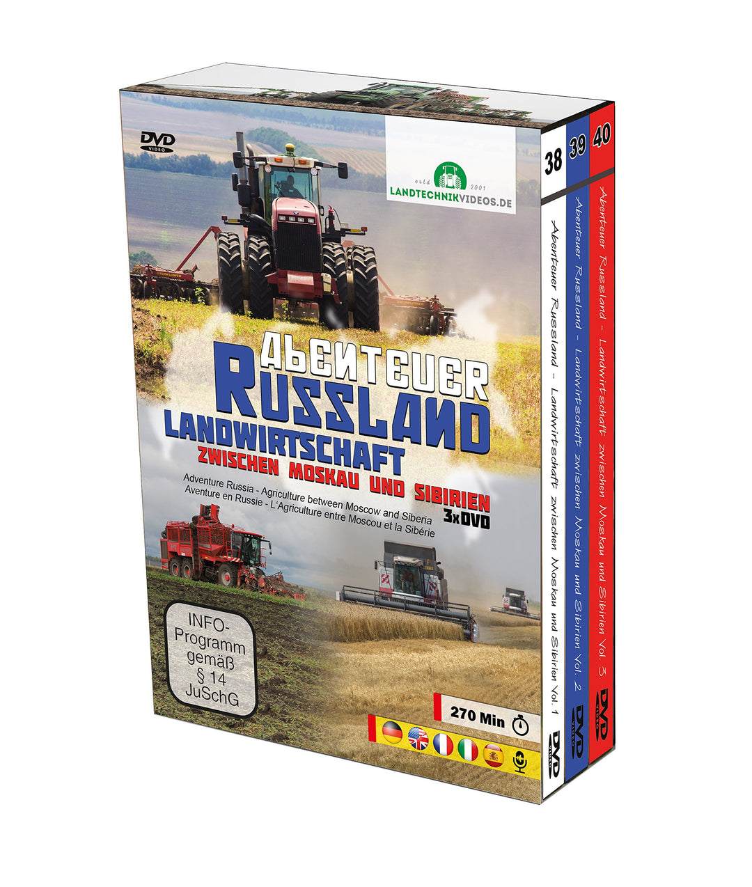 Abenteuer Russland - Landwirtschaft zwischen Moskau und Sibirien [3xDVD], DVD