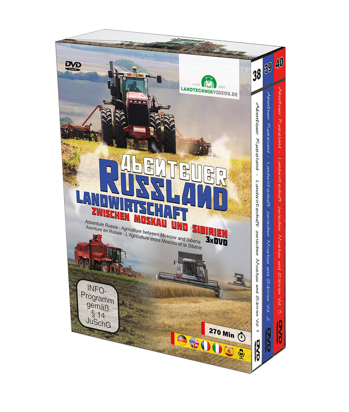 Abenteuer Russland - Landwirtschaft zwischen Moskau und Sibirien [3xDVD], DVD
