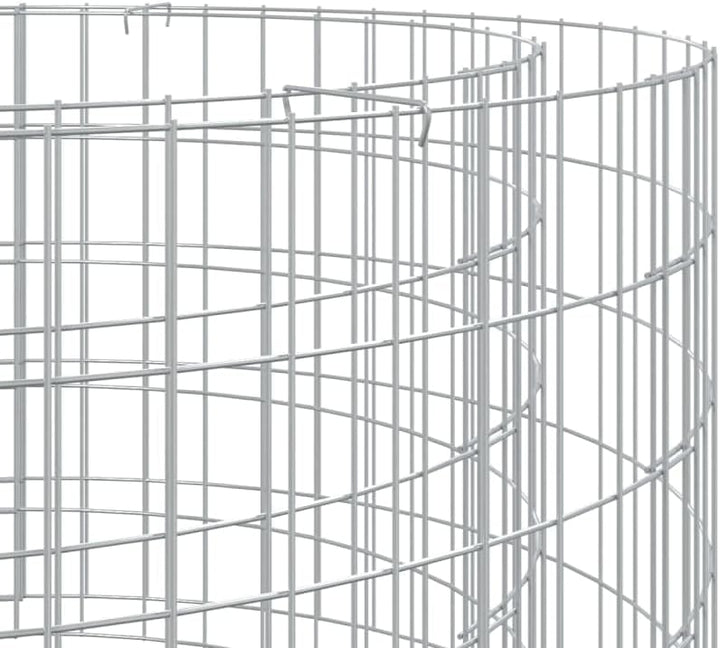 INLIFE Gabionen-Feuerstelle Ø 50 cm Verzinktes Eisen,4.4kg,153558 50 x 50 cm, 50 x 50 cm