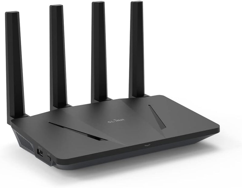 GL.iNet GL-AX1800(Flint) WiFi 6 Router - Dual Band Gigabit Wireless Internet Router | 5 x 1G Etherne