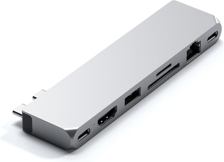 SATECHI 8-in-1 Dual USB-C Pro Max USB4 Hub mit 40 Gbit/s, 96 W PD, Ethernet, HDMI 4K@60Hz, USB-C/USB