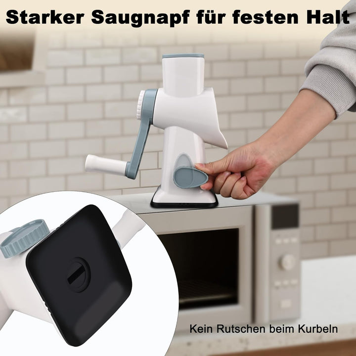 Manueller Eiscrusher & Slushy Maker,Tragbarer Crushed Ice Maker Mit Edelstahlklingen, Rutschfestem S