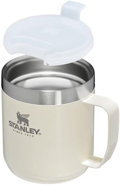 Stanley Classic Legendary Camp Tasse, 340 ml, cremefarben glänzend Cremefarben, Glänzend 340 g, 340
