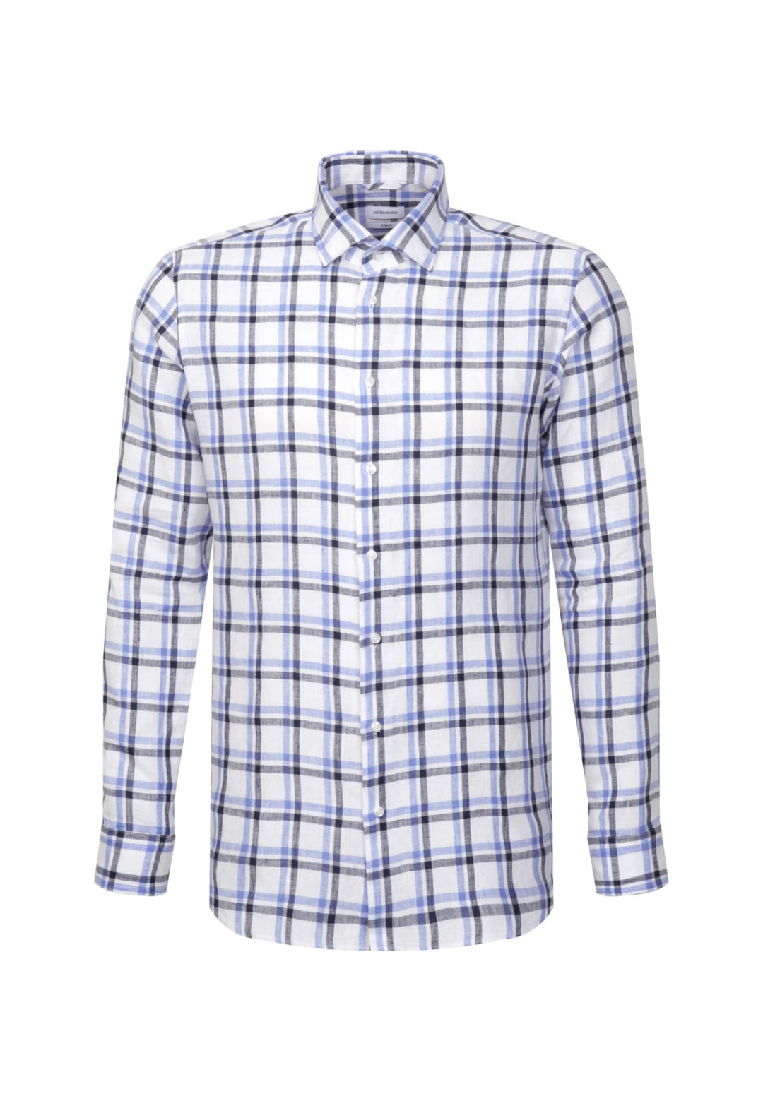 Seidensticker Herren Extra Slim Fit Langarm Hemd Shirt 44 Blau, 44 Blau